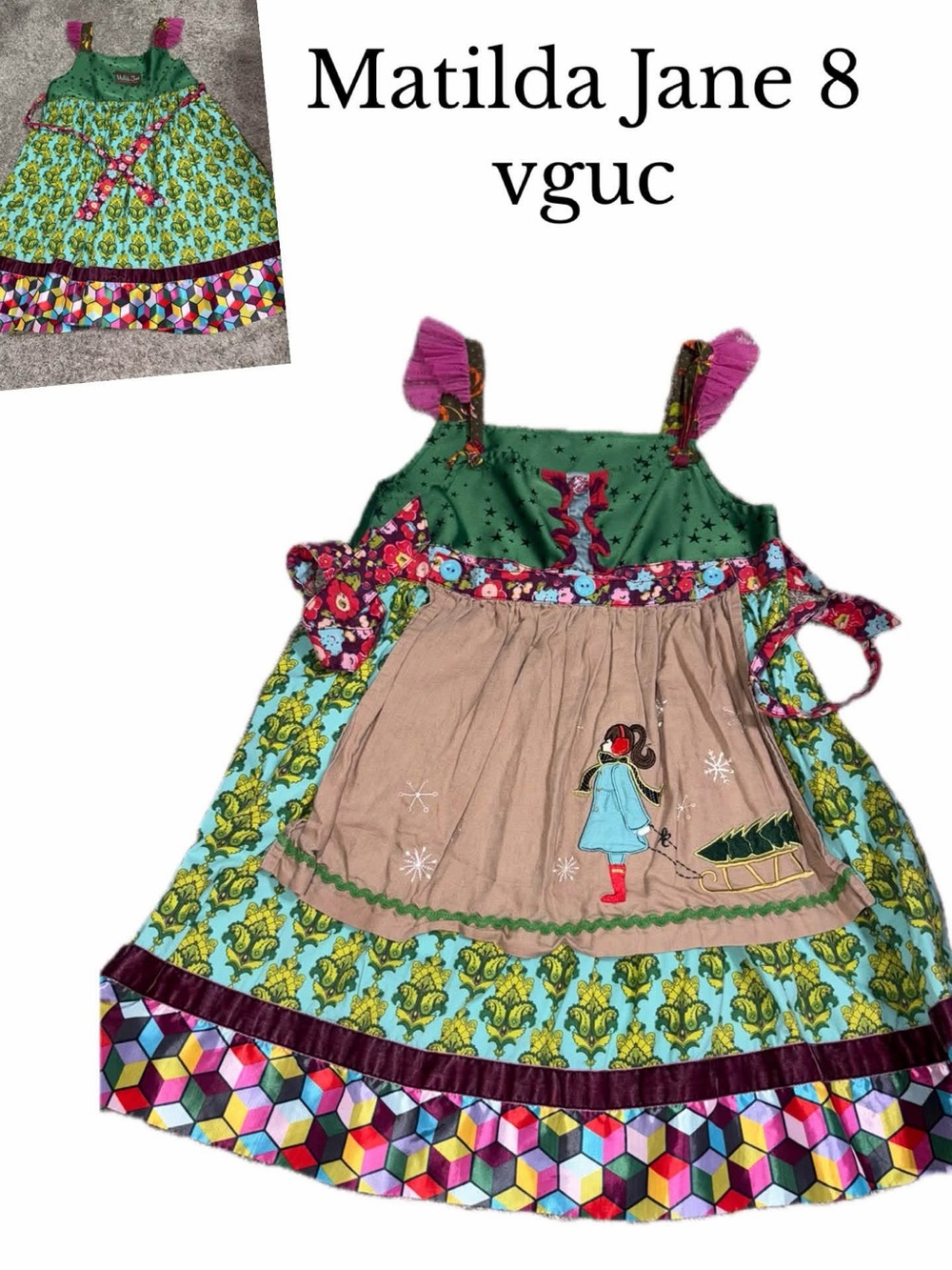 Matilda Jane Wonderful winter knot dress vintage rare!